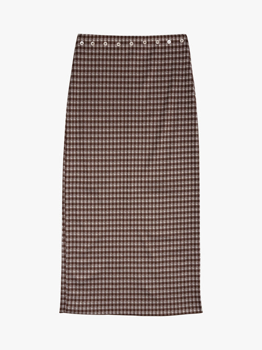 Sammy Skirt - Cocoa Plaid