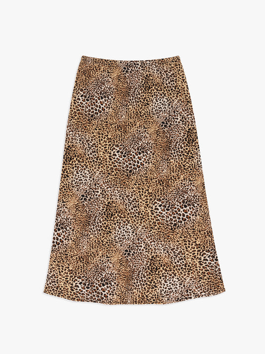Sandy Midi Skirt - Leopard