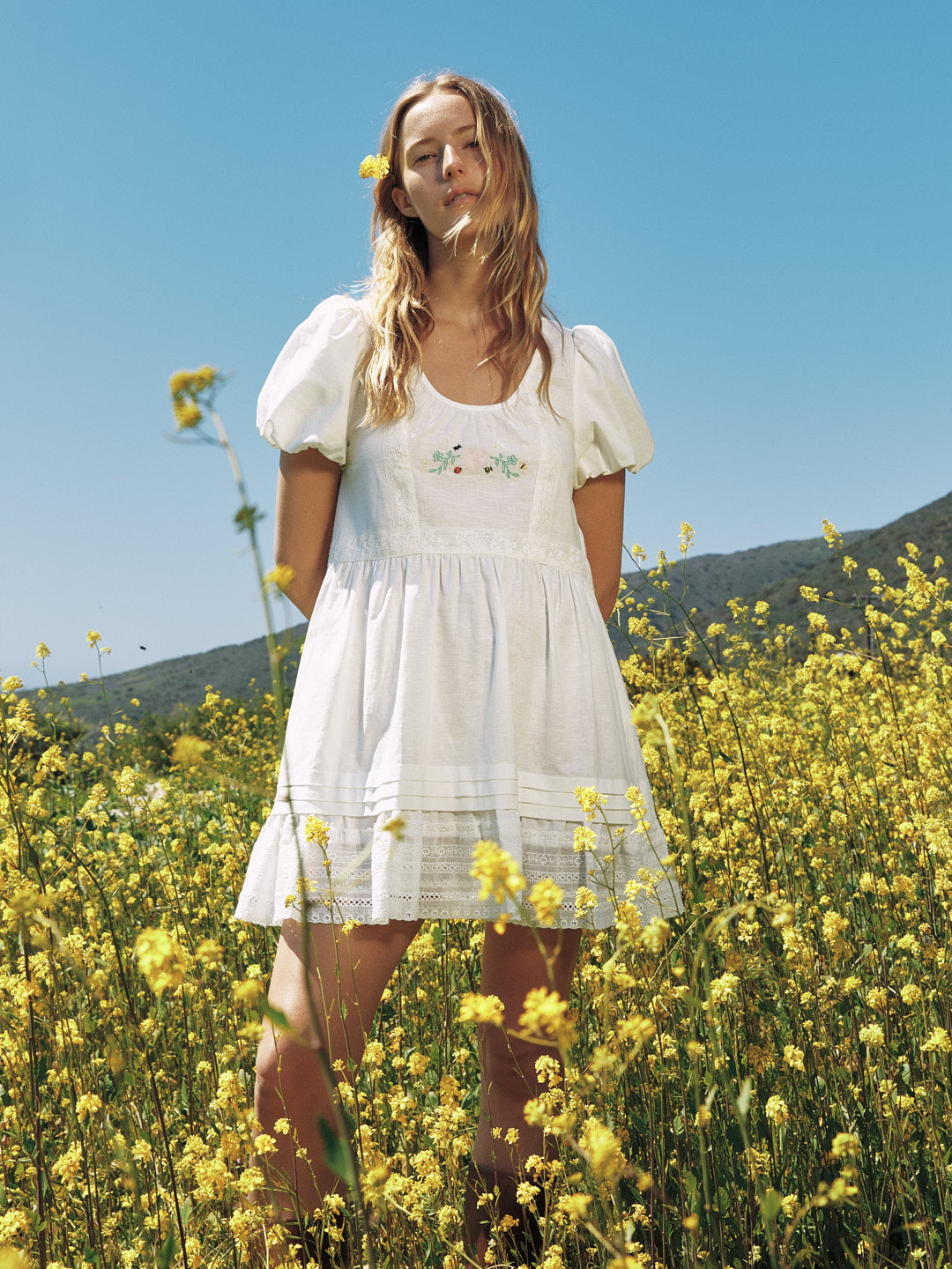 Scout Dress - Garden Embroidery