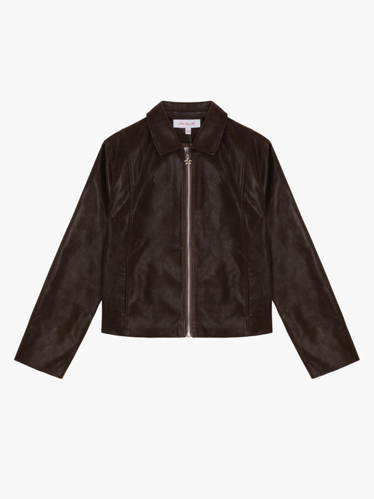 Shyla Jacket - Mocha Suede