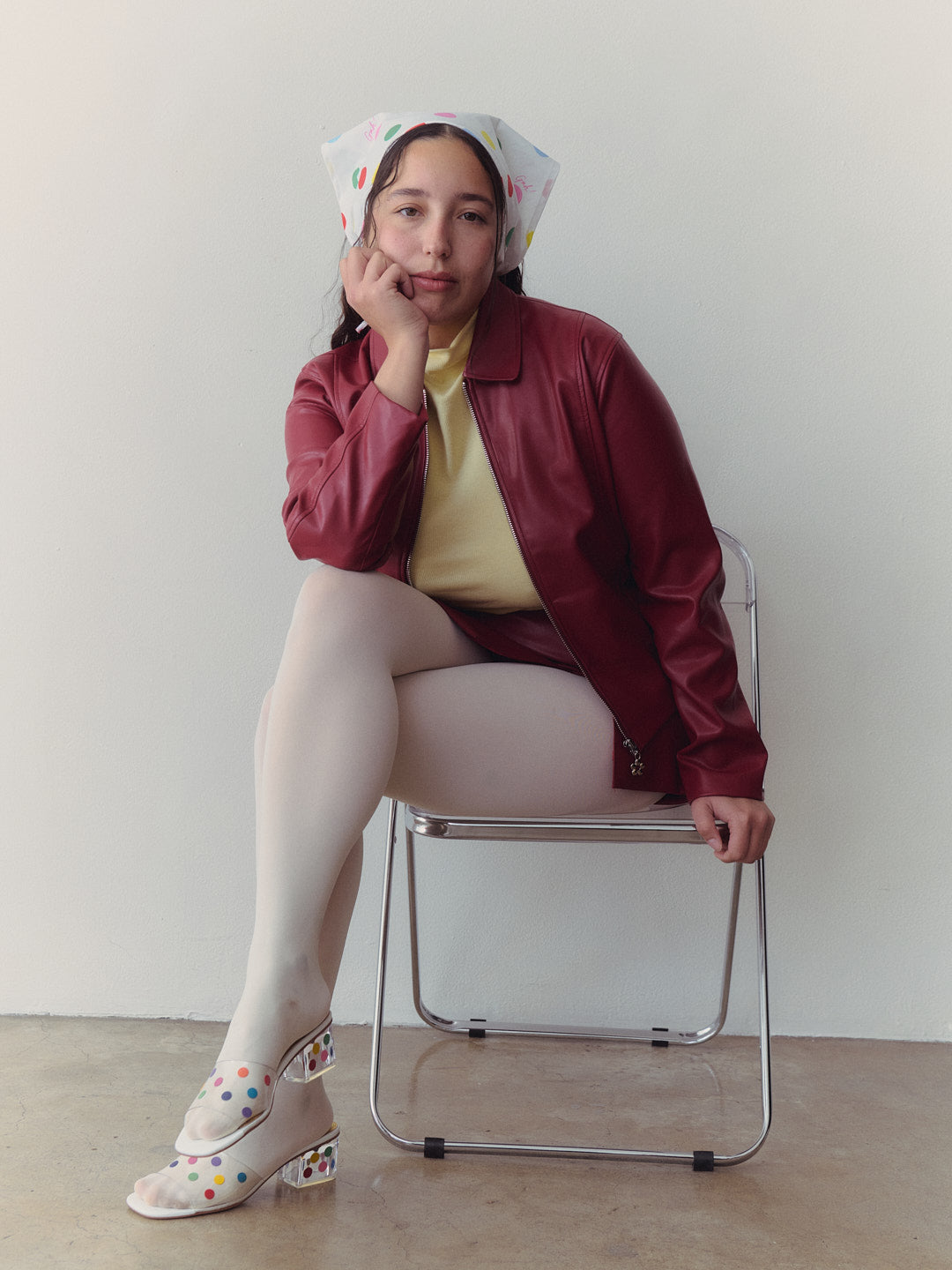 Macey Skirt - Cherry Red