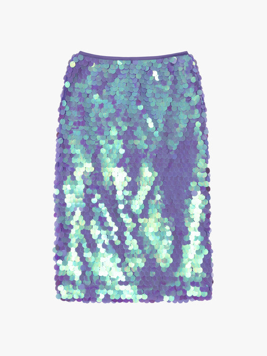 Siren Skirt - Lilac Paillette