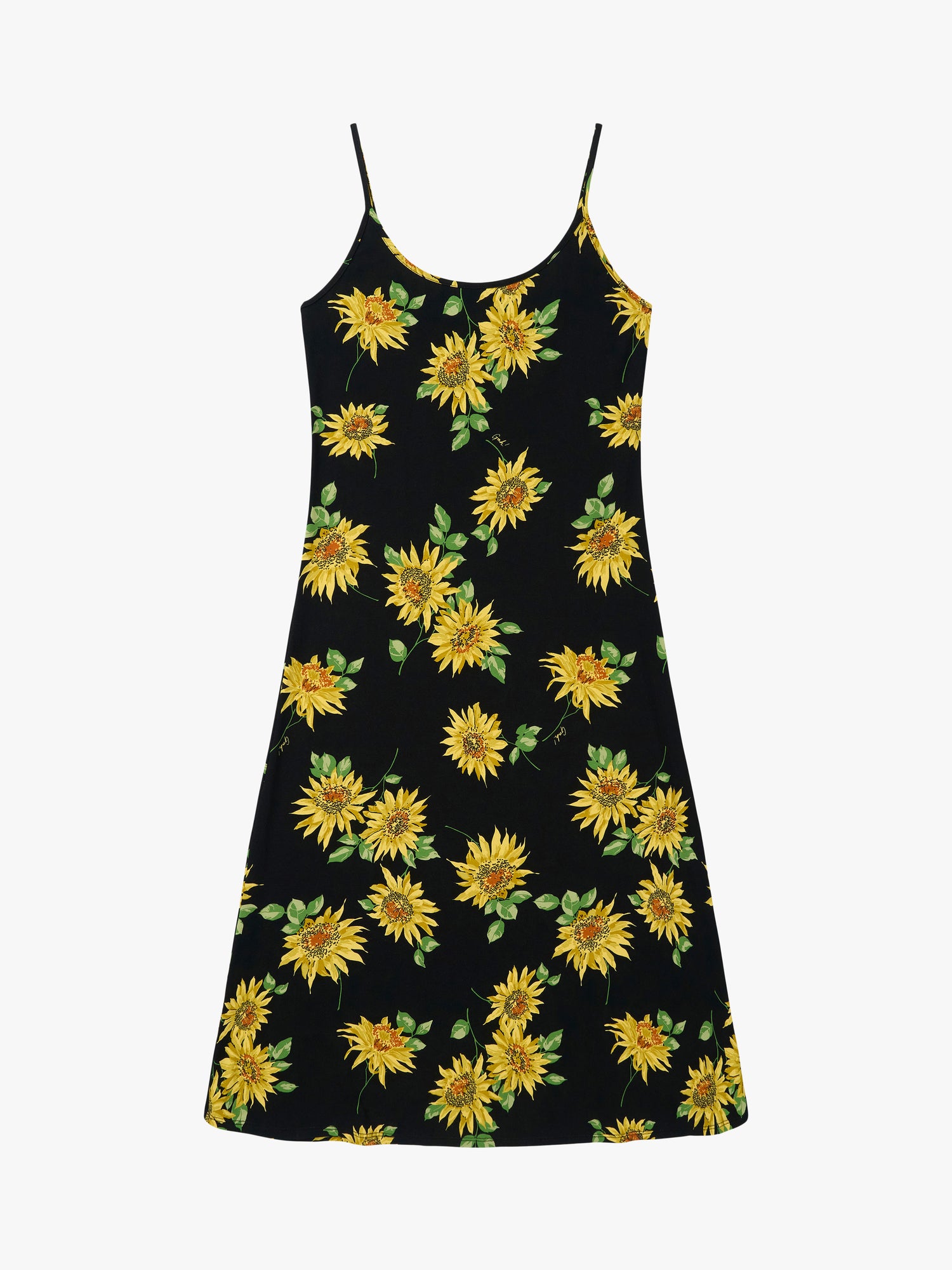Sofia Slip Dress - Midnight Sunflower