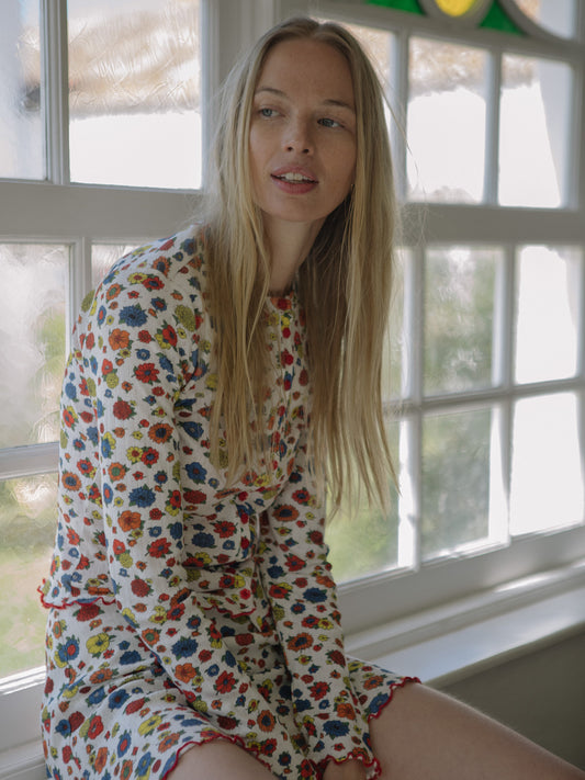 Poppy Cardi - Primary Floral