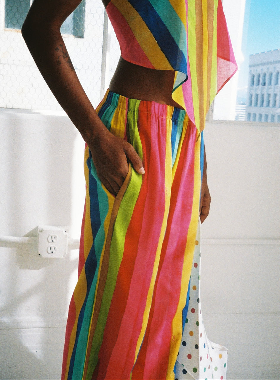 Ayra Pant - Sherbert Stripe