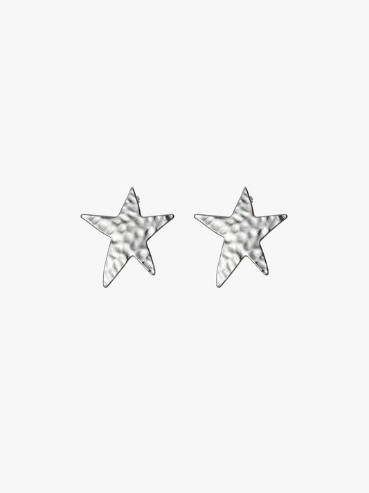 Star Earrings - Silver