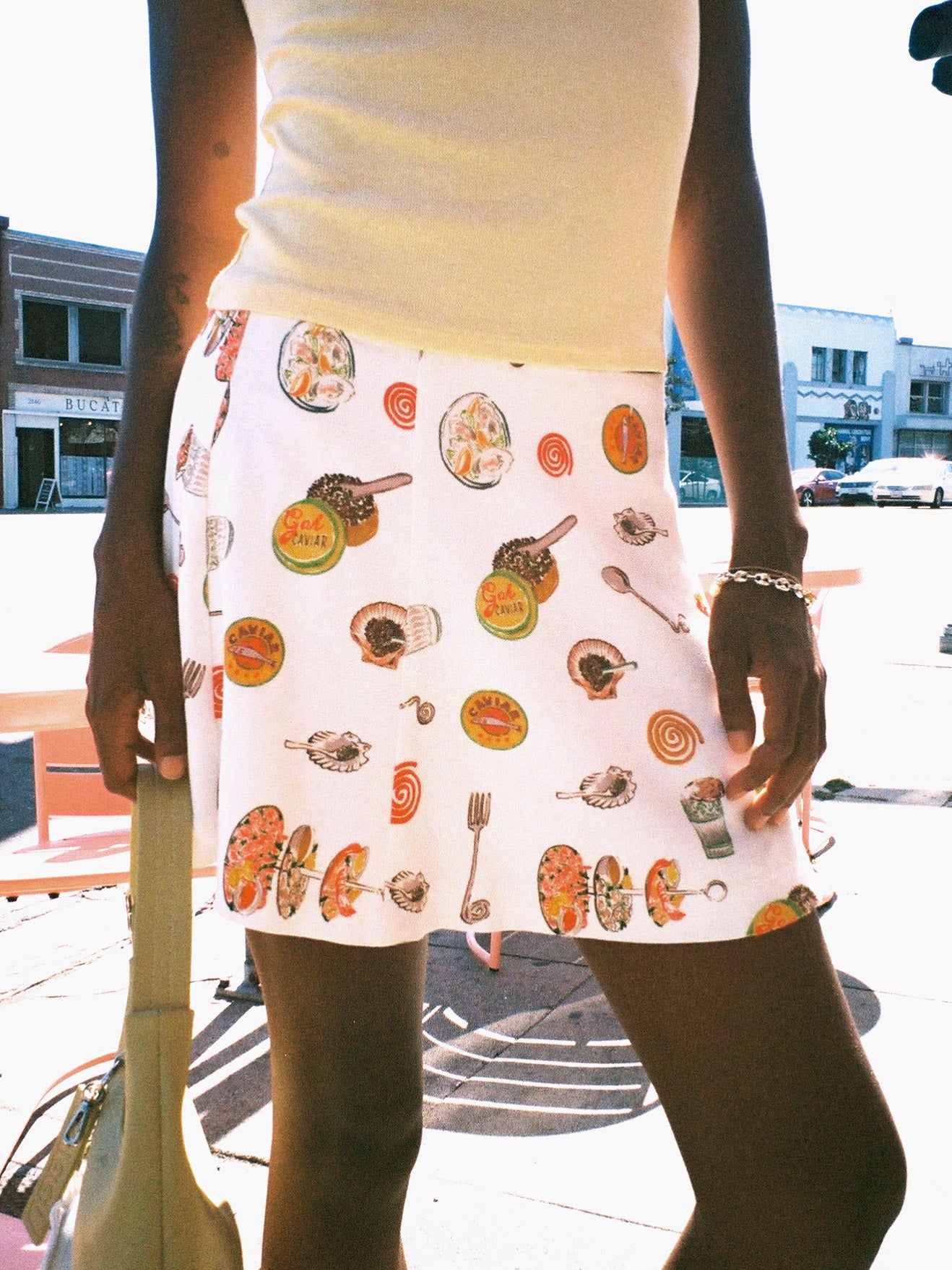 Star Skirt - Caviar Dreams White