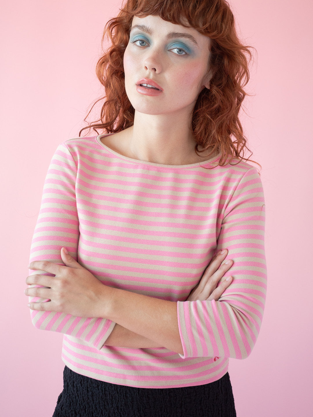Nia Top - Candy Pink Stripe – Lisa Says Gah