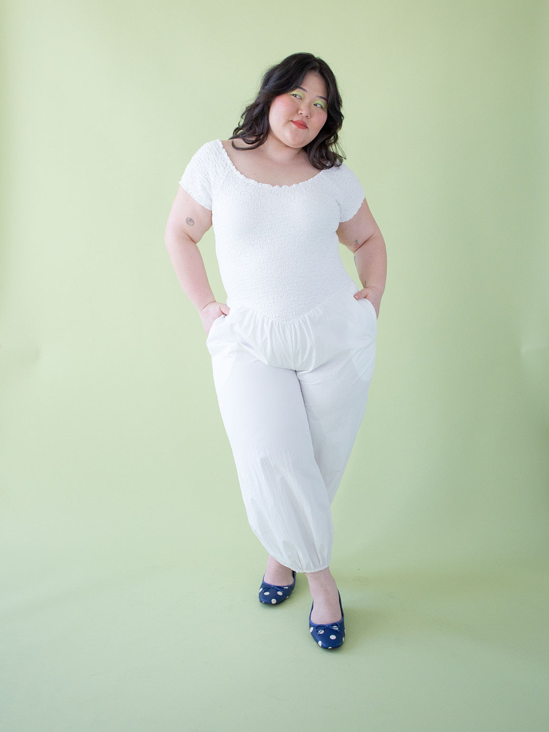 Goldie Jumpsuit - Chalk