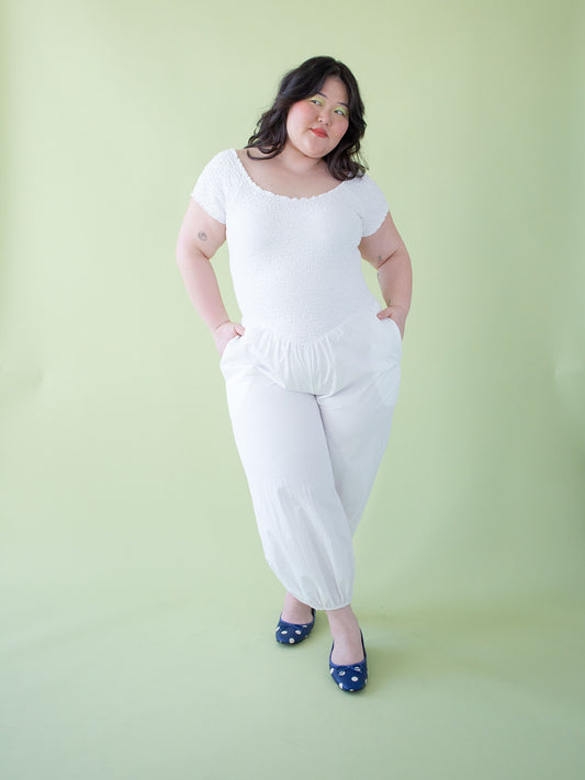 Goldie Jumpsuit - Chalk