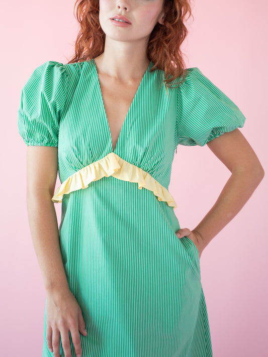 Emma Dress - Seafoam Lemon