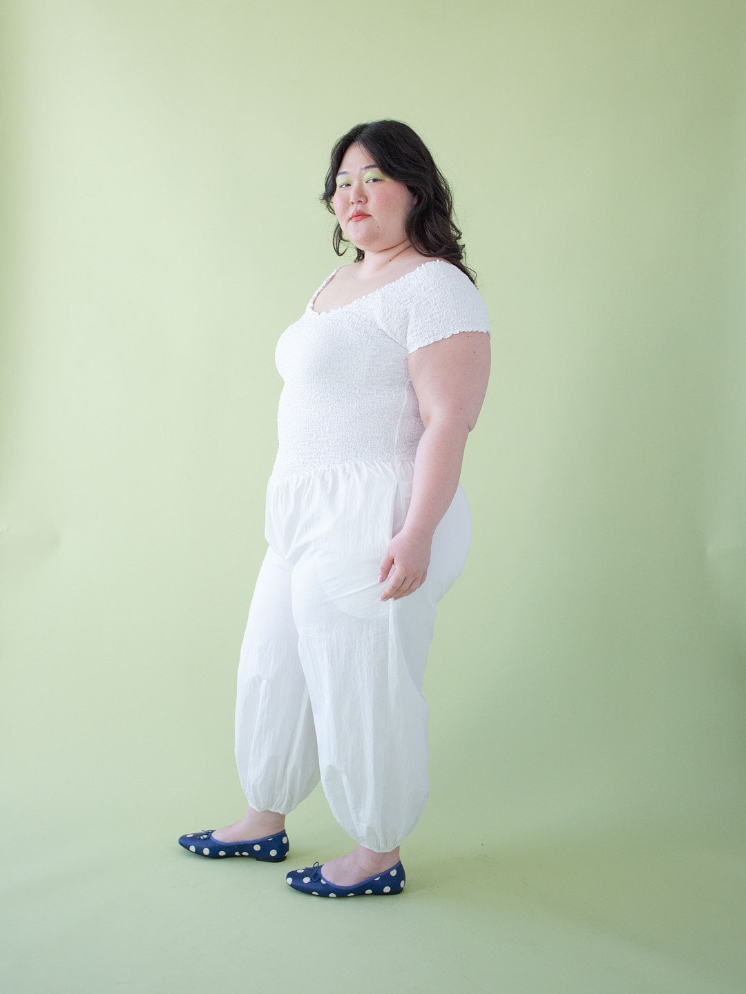 Goldie Jumpsuit - Chalk