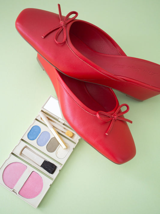Blair Wedge - Poppy Red