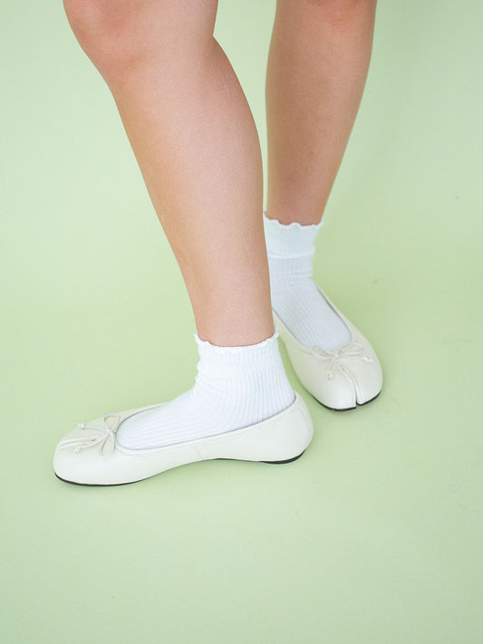 Mason Ballet Flat - Chalk