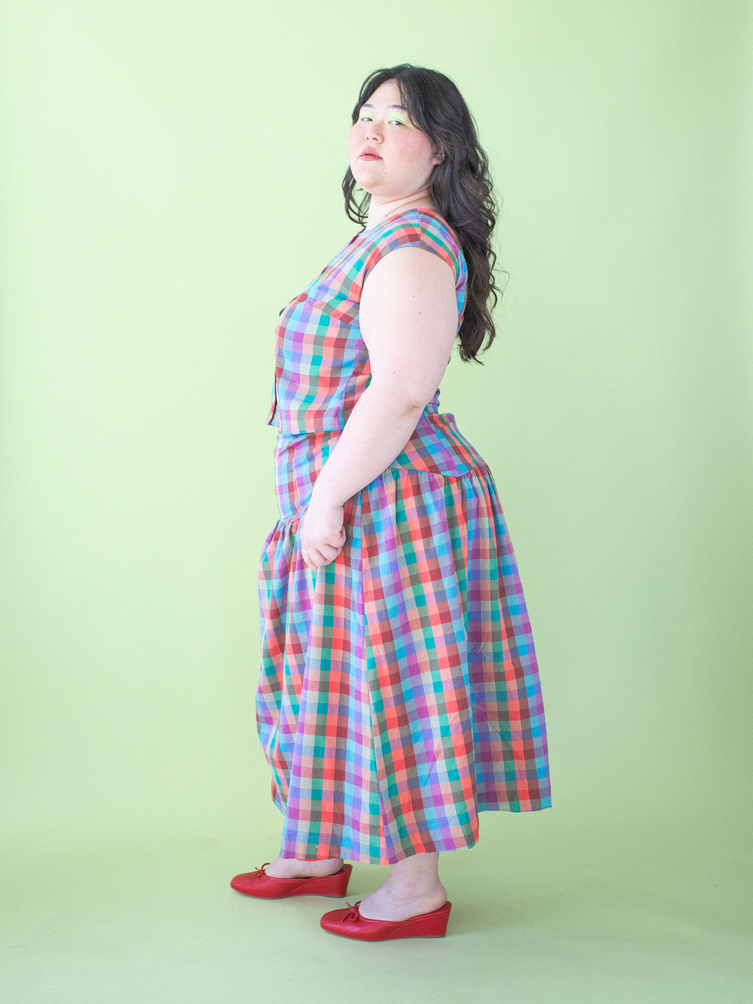 Penny Skirt - Colorburst Plaid