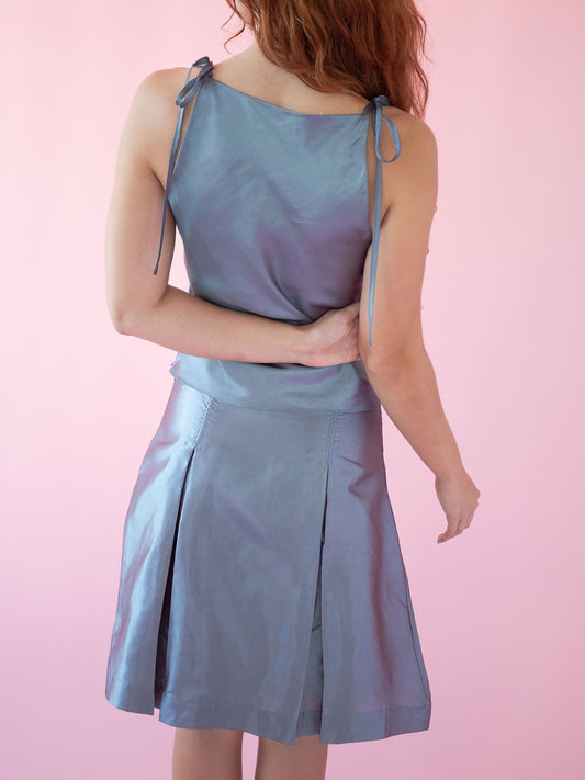 Celeste Skirt - Opal Blue