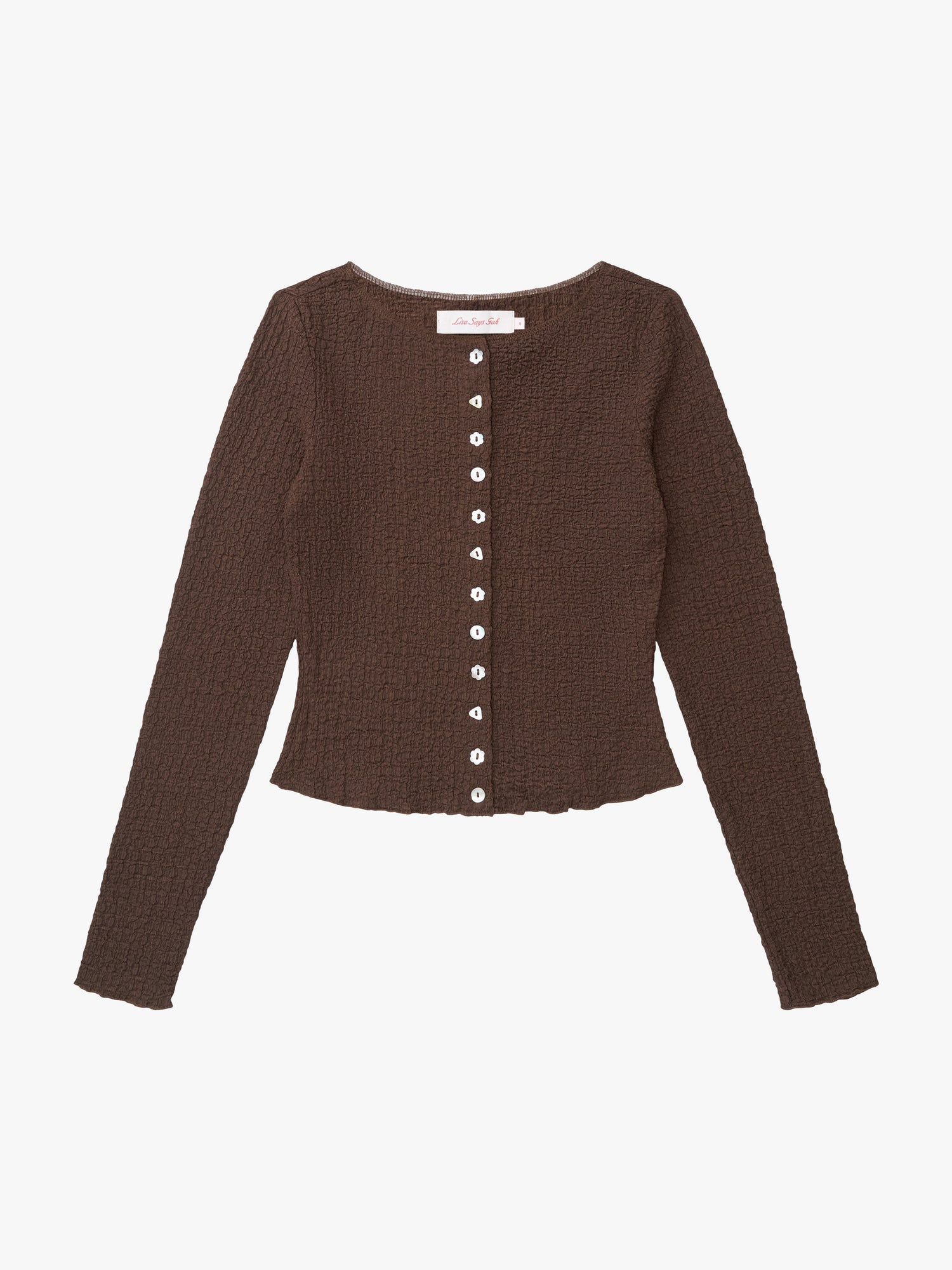 Summer Long Sleeve Top - Saddle