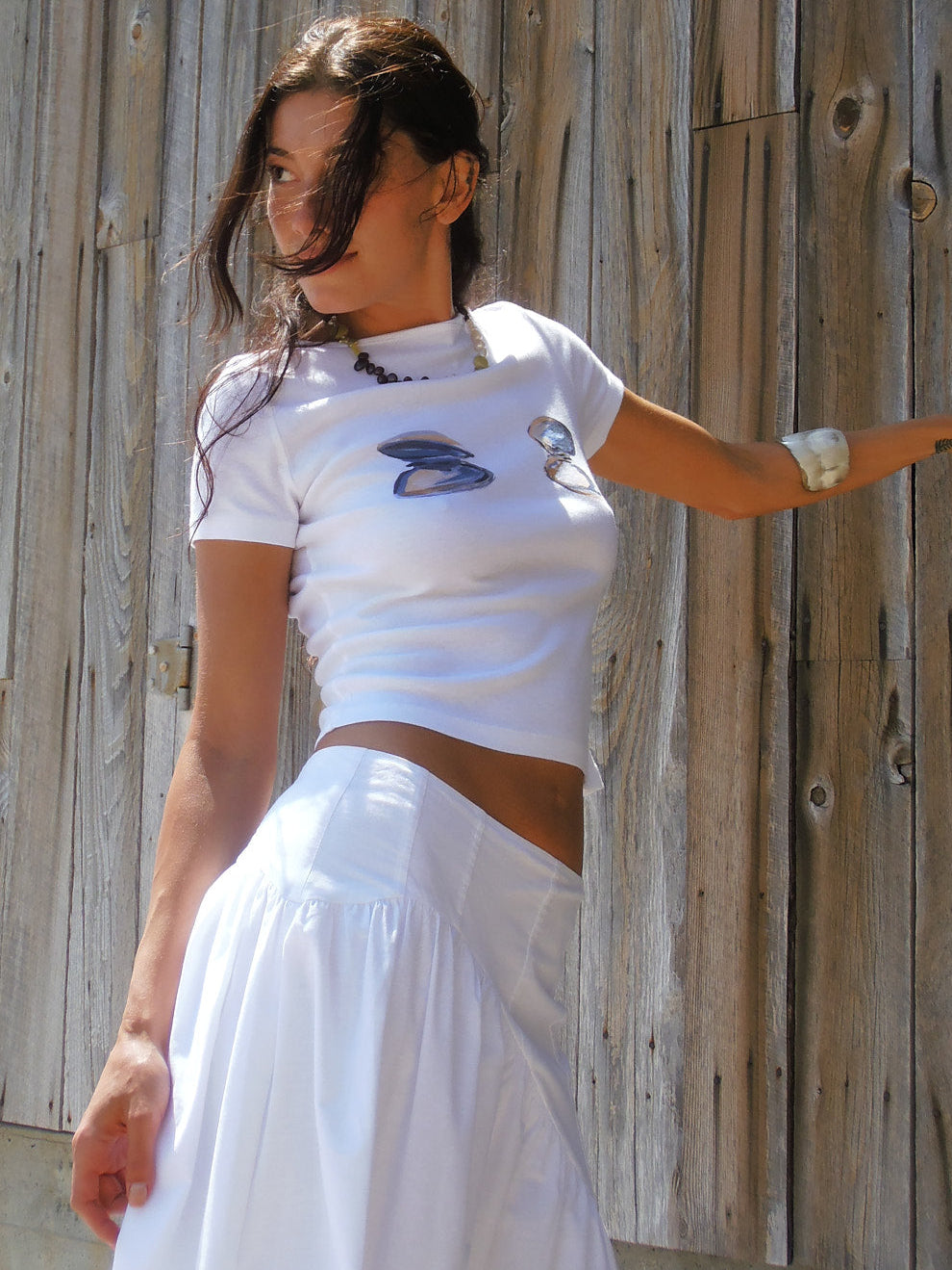 katie L.A.M.F. セーラー　Tee　ホワイト　カットソー　Tシャツ WHITE KATIE'S TEE – Katie's