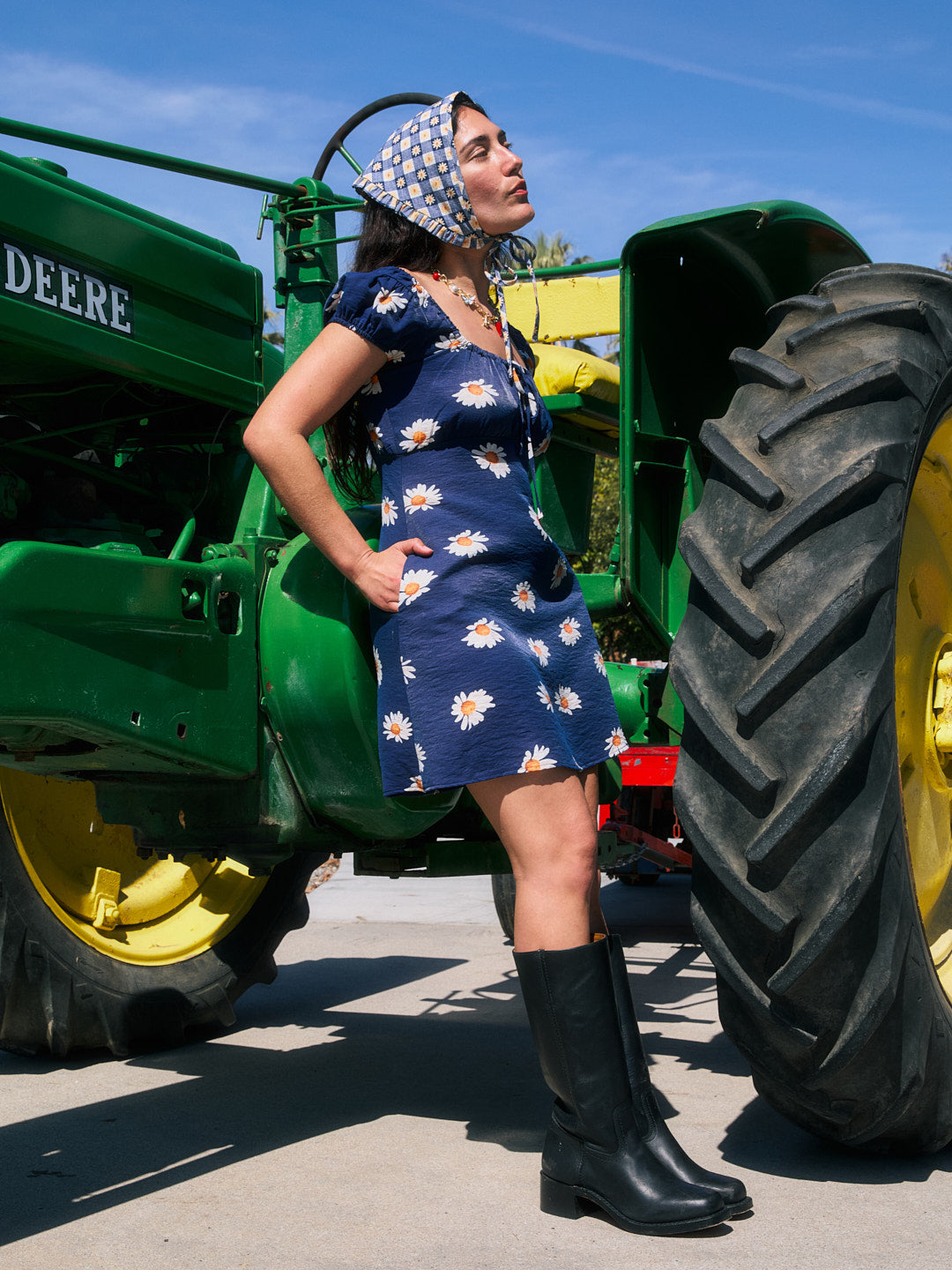 Campus Knee High Boot - Black
