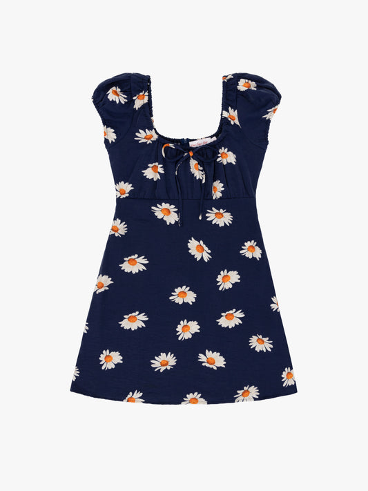 Suzy Dress - Navy Daisy