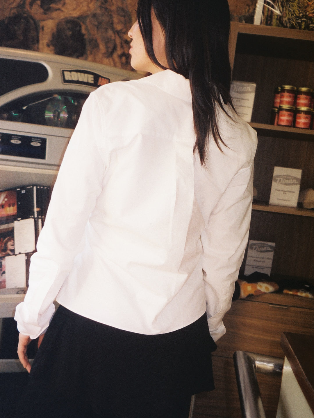 Frankie Button Down - Coffee Stain