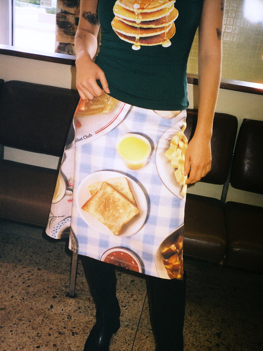 Midnight Breakfast Collector Skirt - Blue Breakfast