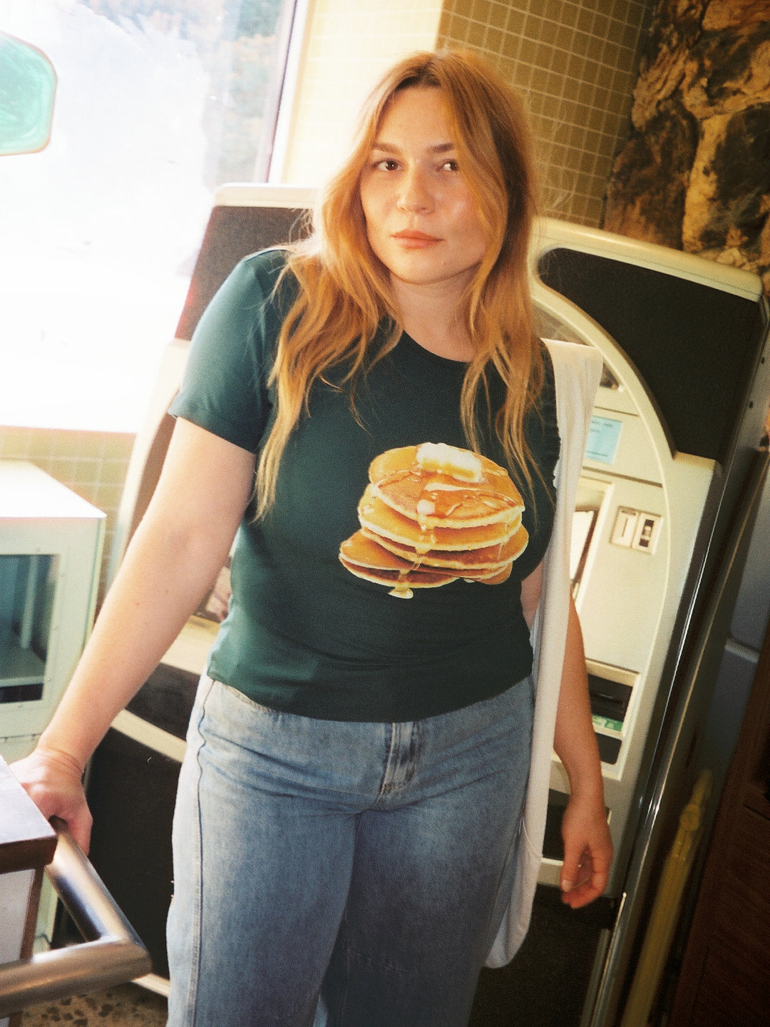 Midnight Breakfast Collector Fitted Tee - Deep Green – Lisa Says Gah