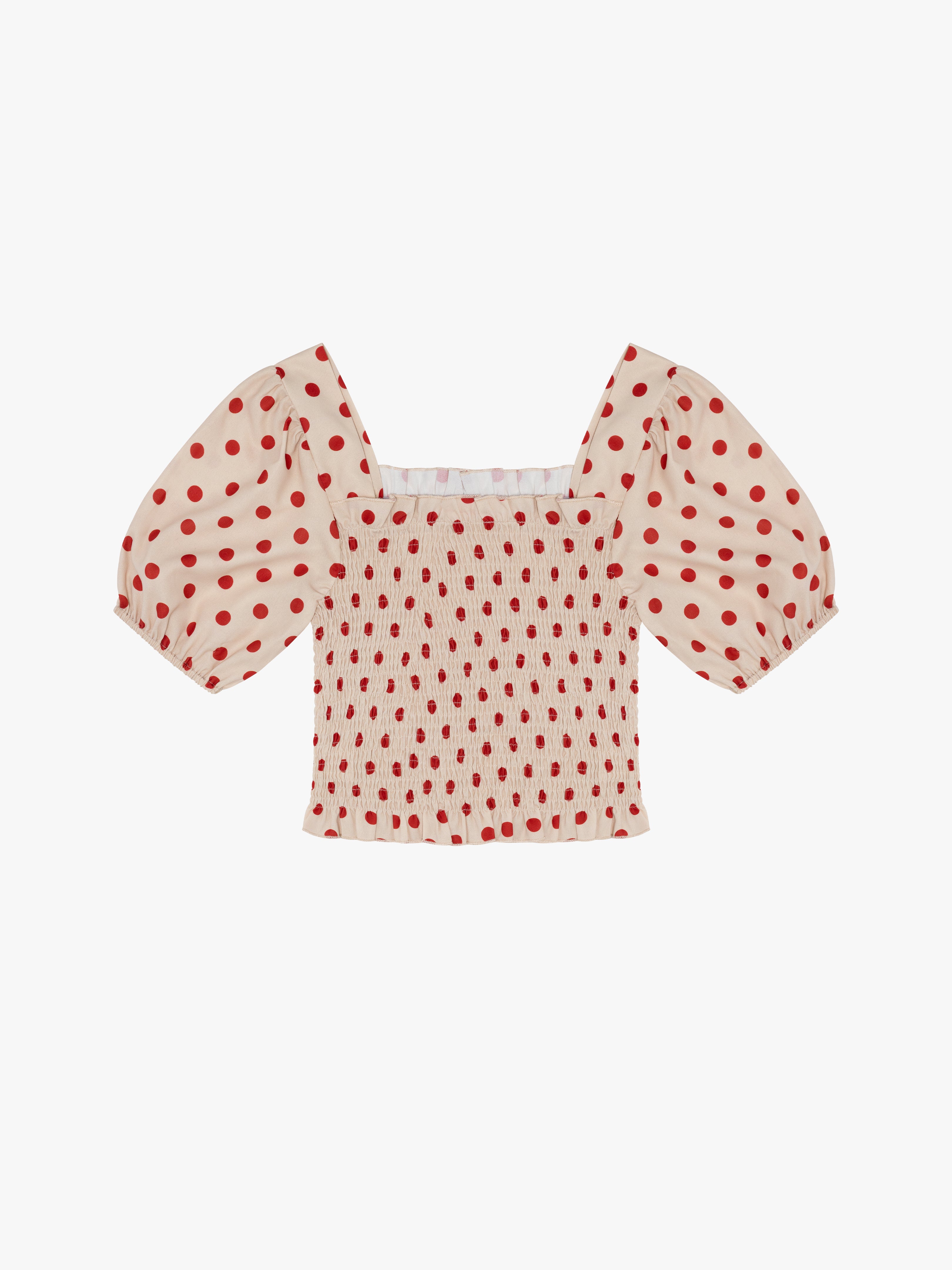 Toni Smocked Puff Sleeve Top – Lisa Says Gah