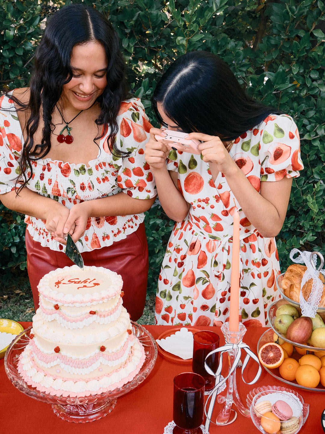 Topanga Dress - Fruit Print