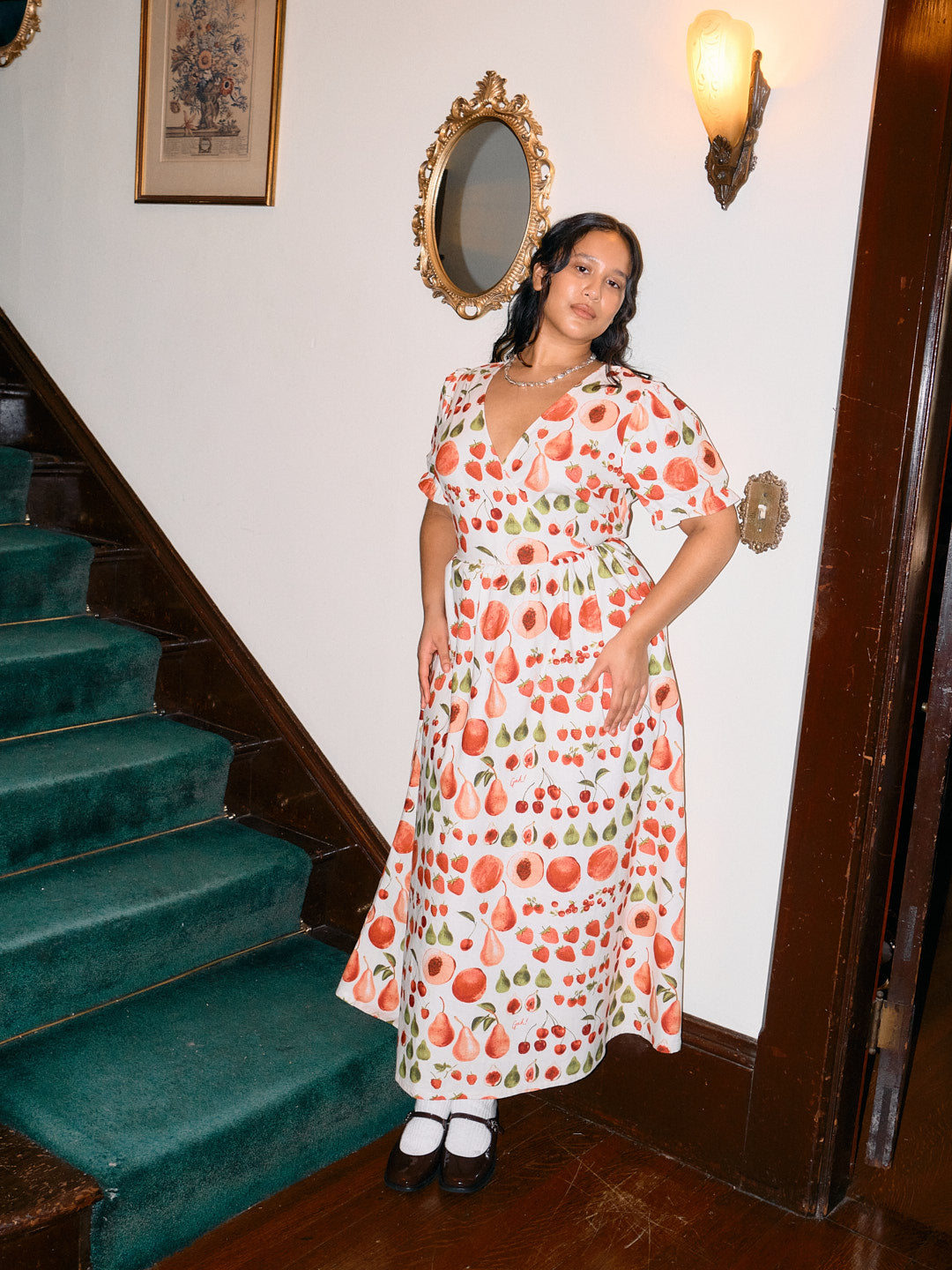 Topanga Dress - Fruit Print