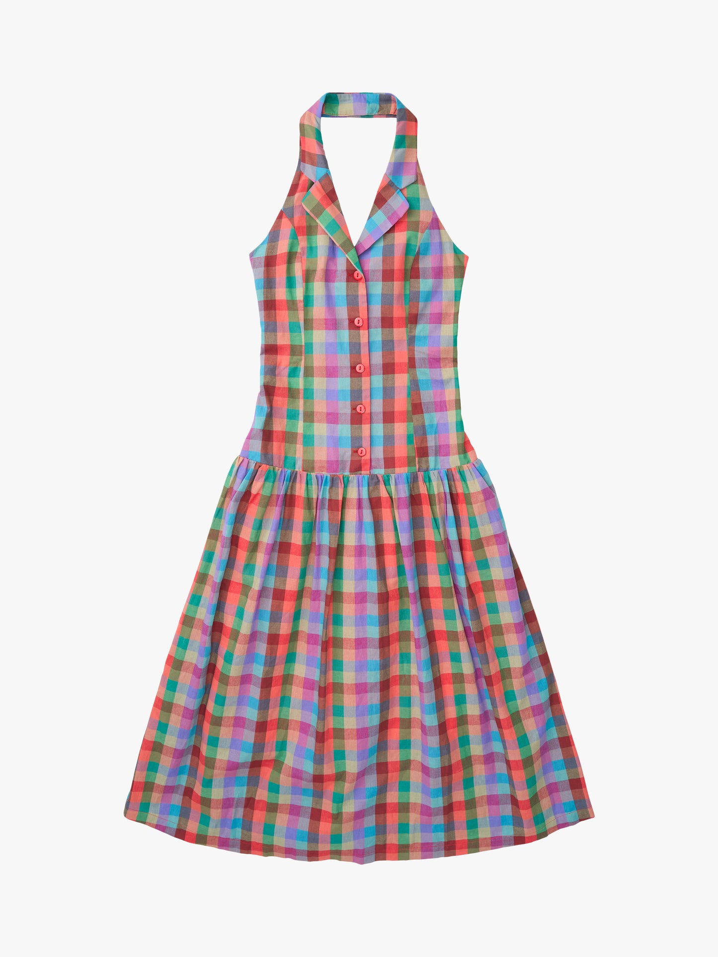 Vaughn Dress - Colorburst Plaid