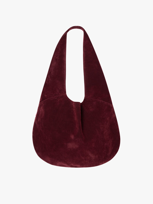 Vera Suede Tote Bag - Wine