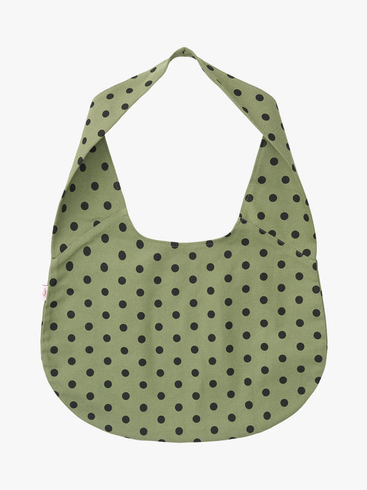 Vera Tote Bag - Moss Dot
