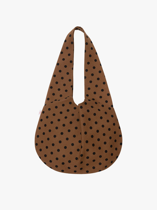 Vera Tote Bag - Brown Dot