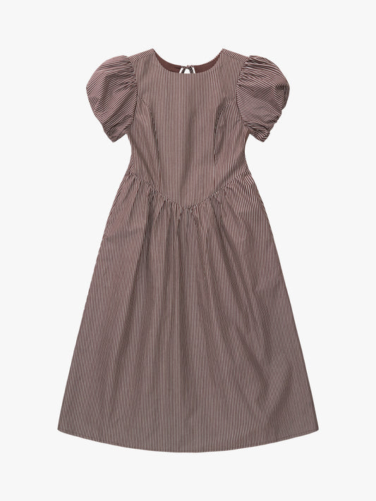 Verena Dress - Saddle Stripe