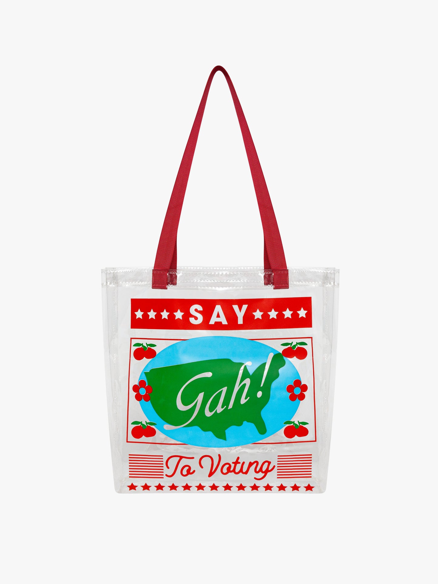 Vinyl Tote - Say Gah to Voting
