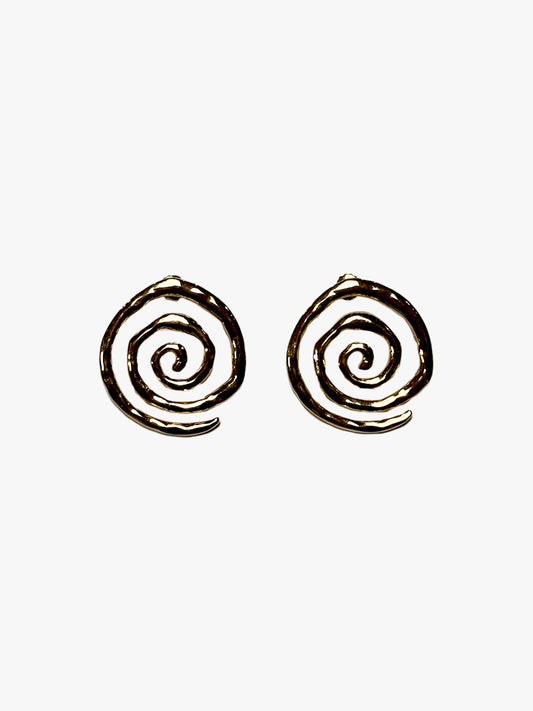 Vortex Earrings - Gold