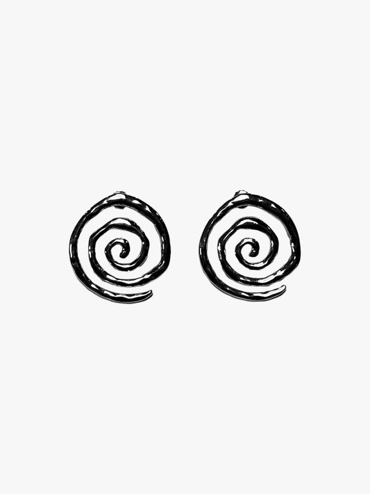 Vortex Earrings - Silver