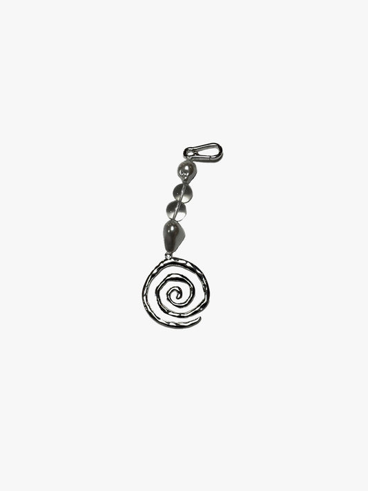 Vortex Keychain - Silver