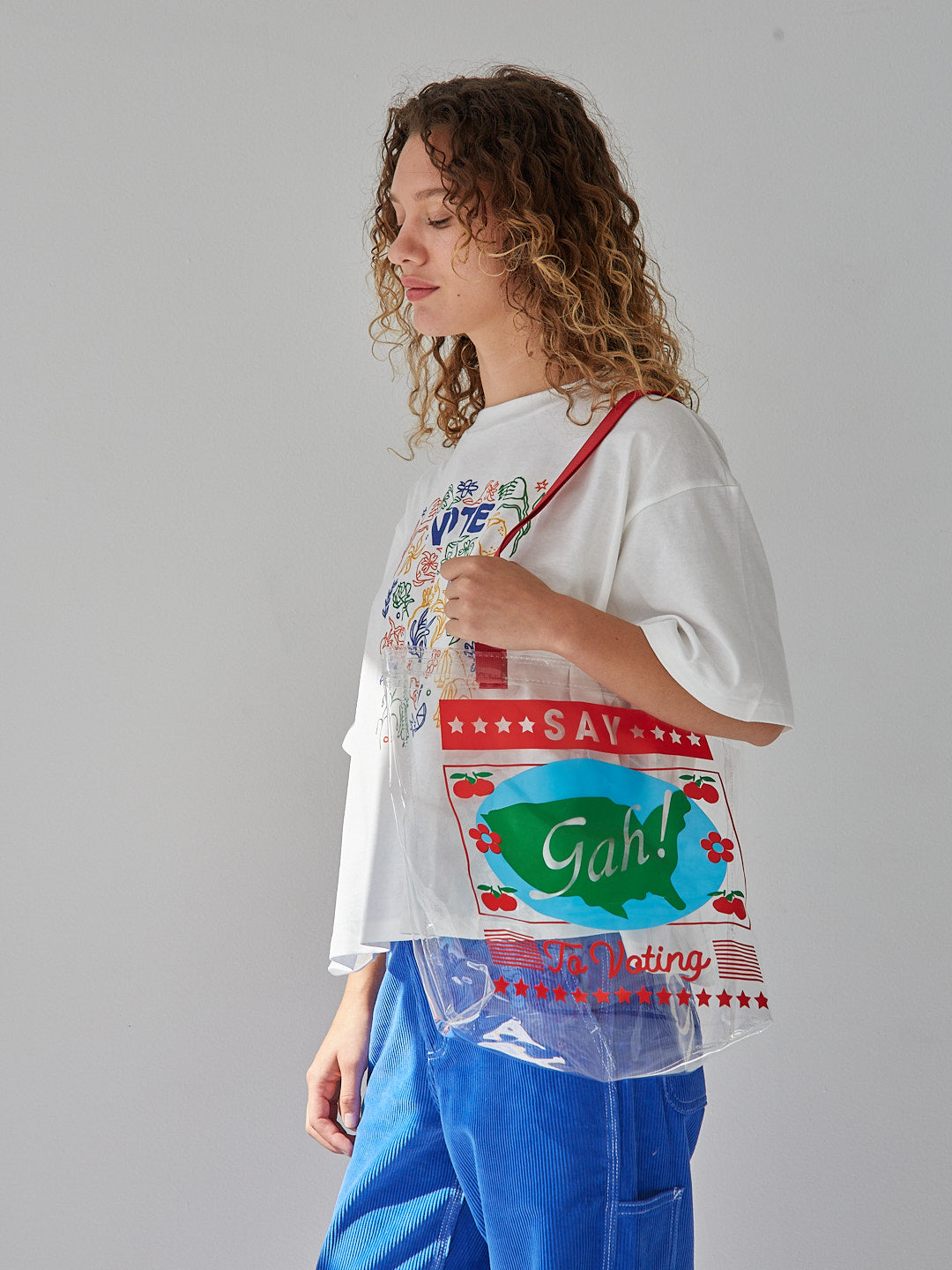 Vinyl Tote - Say Gah to Voting