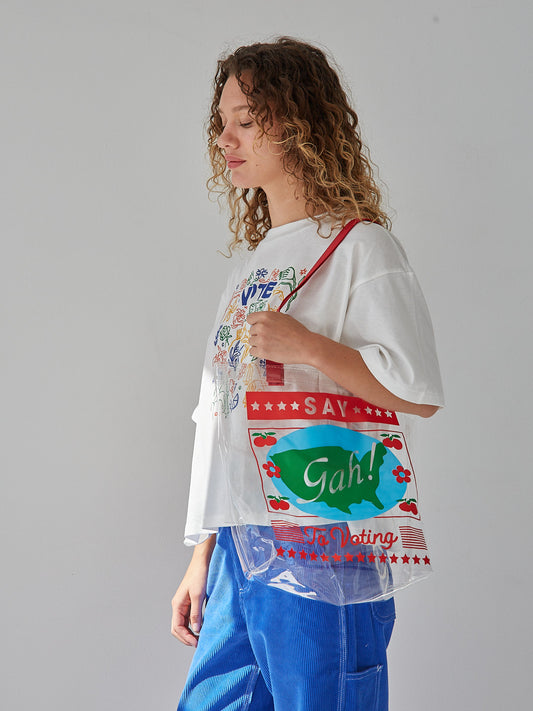 Vinyl Tote - Say Gah to Voting