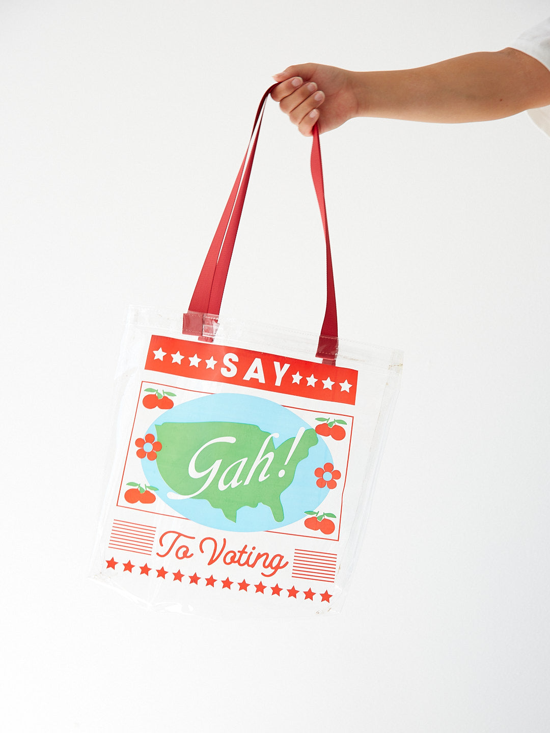 Vinyl Tote - Say Gah to Voting