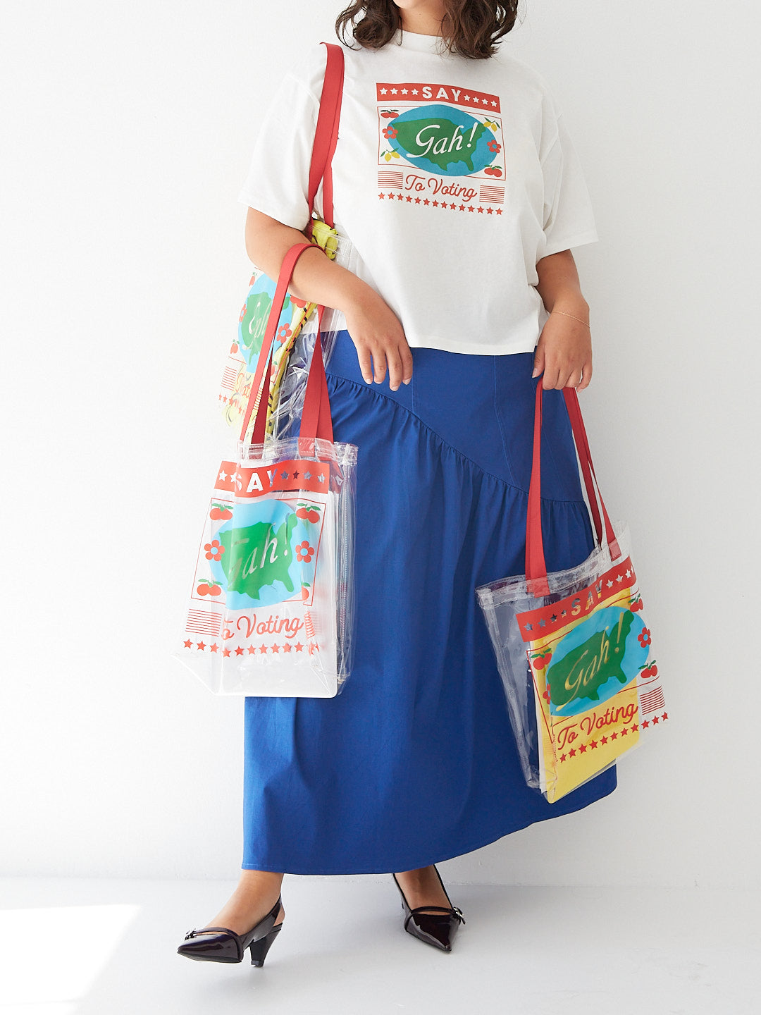 Vinyl Tote - Say Gah to Voting