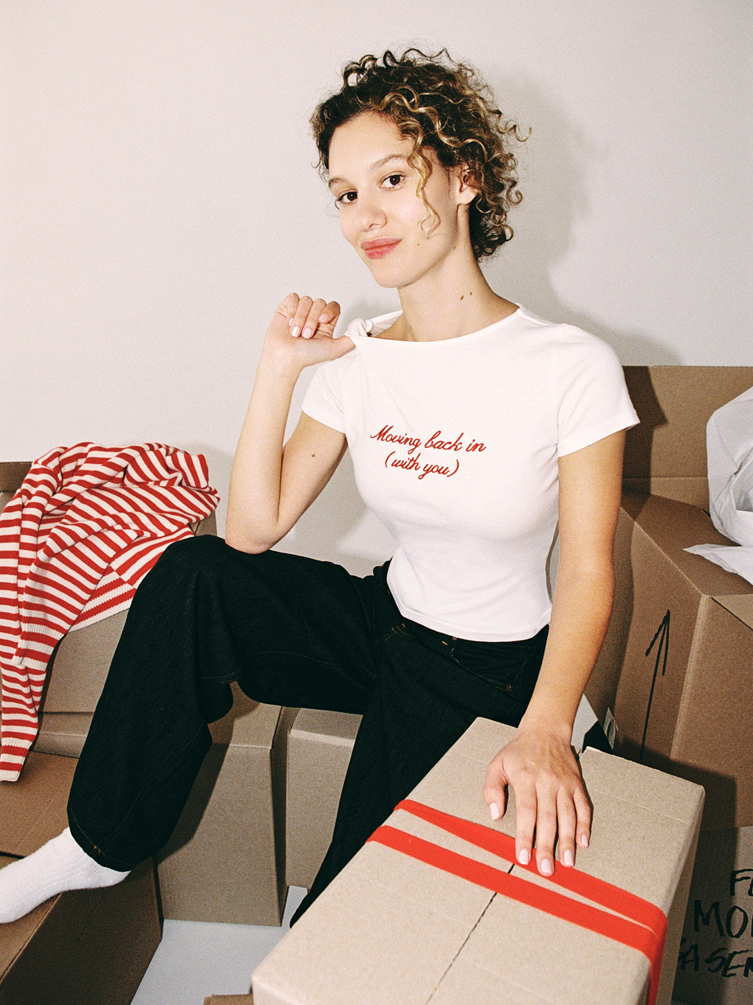 Cotton Tee - Moving back in (with you)