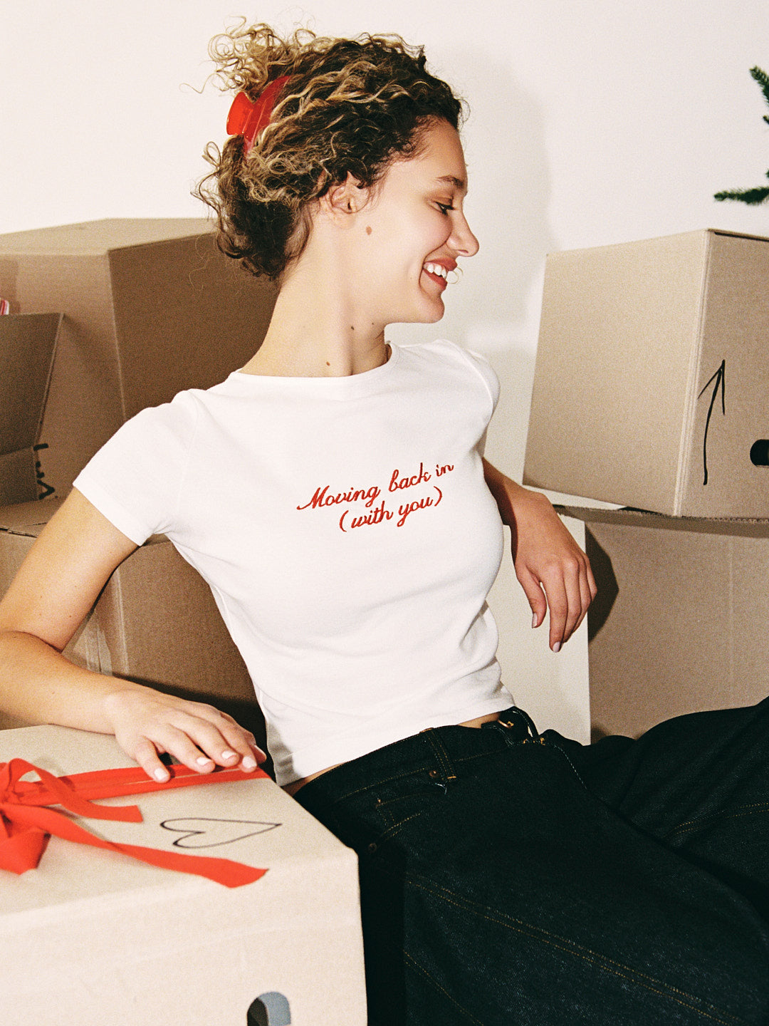 Cotton Tee - Moving back in (with you)