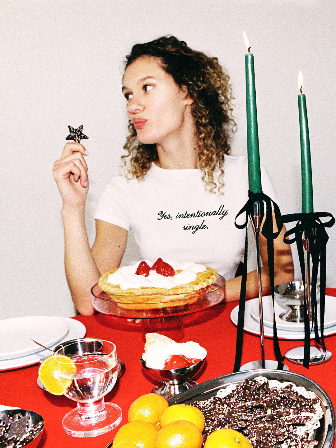 Cotton Tee - Yes, intentionally single.