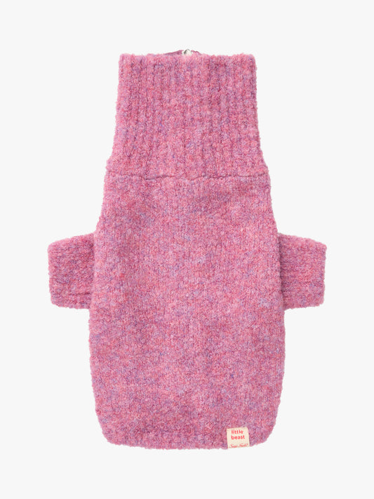 Dog Sweater - Pink Marble