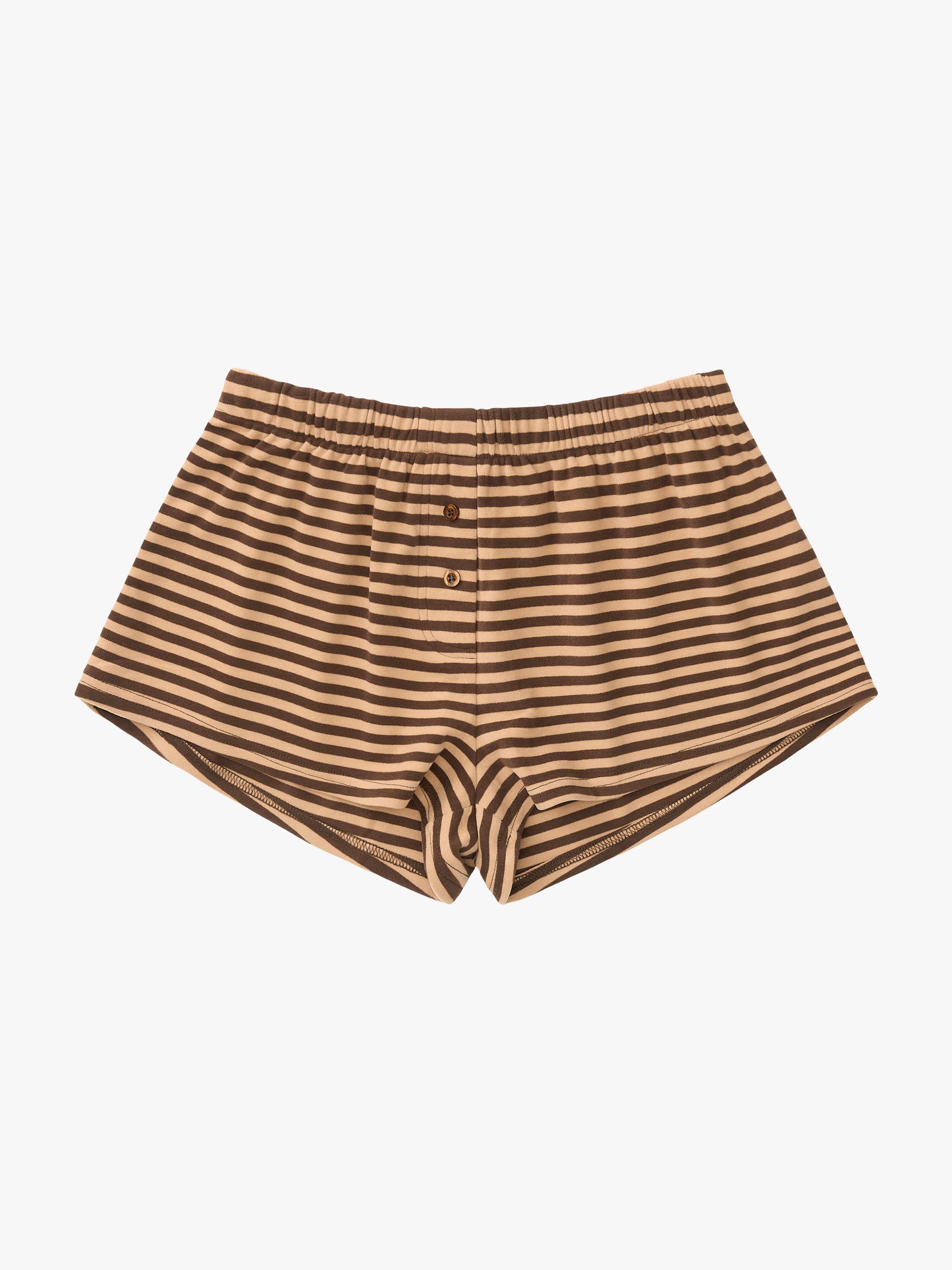 Mona Short - Brown Stripe
