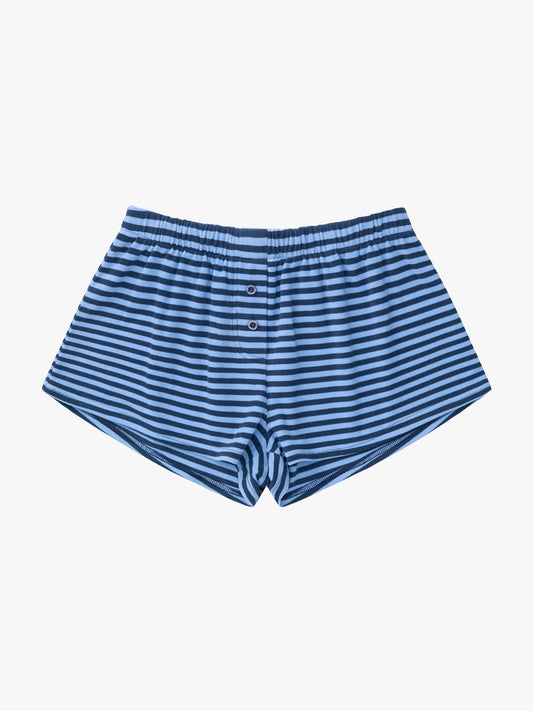 Mona Short - Blue Stripe