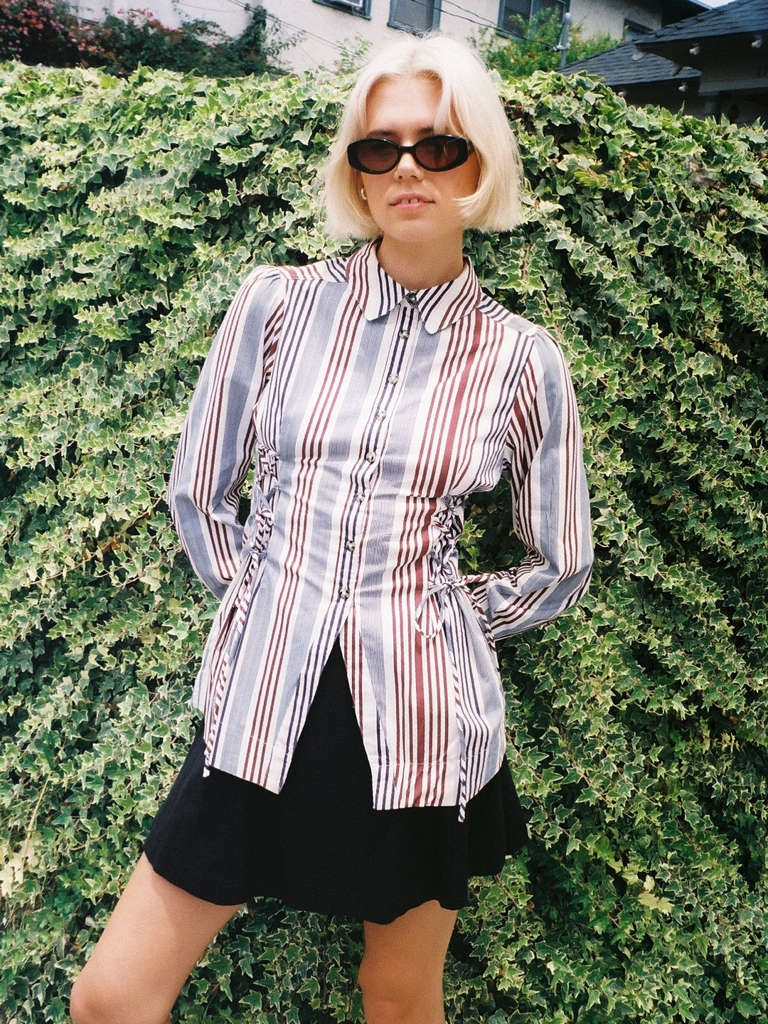 Jilla Shirt Multi Business Stripe – Lisa Says Gah